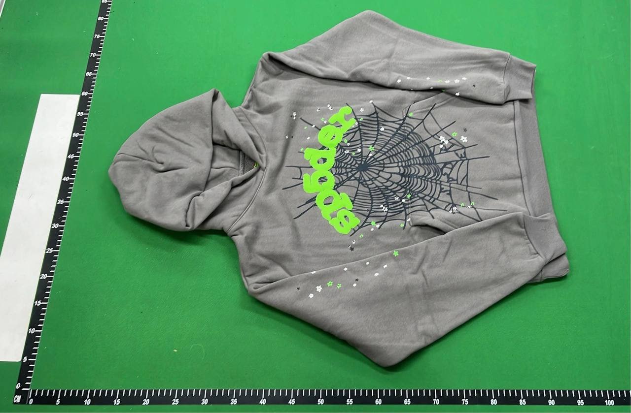 Green Spider Hoodie Large -8